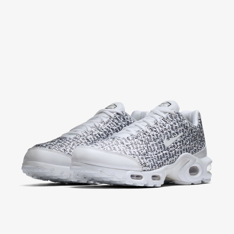 Nike air max plus best sale just do it white